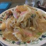 江山楼 - 特上皿うどん（細麺）1620円