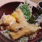 おばた - 【新地でランチ】 穴子天丼　\1100