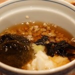 手打蕎麦 じゆうさん - そばの実とろろ