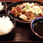 みんぱい - キャベツと豚肉の味噌炒め定食