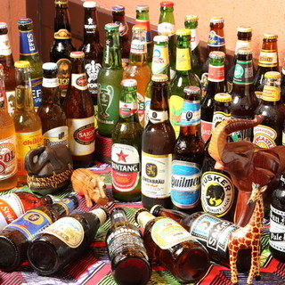 All-you-can-drink over 40 types of carefully selected beers from around the world!