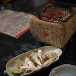 粥茶屋 写楽 - 焼松茸