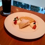 バウムクーヘン カフェ - バームクーヘンセット 900円