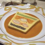 ル サロン ジャック・ボリー - 温かいオマールのテリーヌ　ソースコラリーヌ