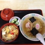 Seika - かつ丼ラーメンセット 880円