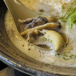 つきじ 文化人 - 鮑には肝も、これがウマウマ