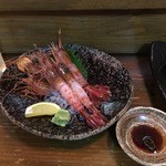 Kiichi - シマエビのお造り、、、680円で何匹載ってるんだ？？