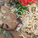 ドン．チードル - 辛子高菜と紅生姜をトッピング*\(^o^)/*