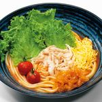 【期間限定】蒸し鶏のごまだれうどん