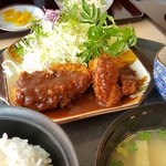 島田屋 - 味噌ヒレカツ定食(小)