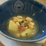 Rekoruta Kabu Docchi - レンズ豆とベーコンのスープ