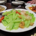 中華料理 菜香菜 - 84エビとカシューナッツ炒め￥780