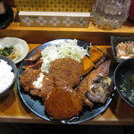 食彩　おおくぼ - ミックスフライ定食