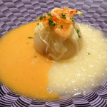 モナリザ - ２０１６年５月：新玉ねぎのローストとスープ仕立て　桜海老風味