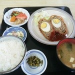 あほだら亭 - ５月３１日、３番（スコッチエッグ）