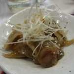 元祖立ち飲み屋 - 葱ザーサイ￥100円