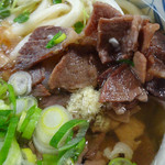 純手打 うどん 勝一 - 「肉うどん（大盛）」牛肉