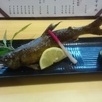 ながうらの隠れ家ラウンジ つるや - 鮎の塩焼き