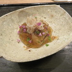 虎白 - お造り：太刀魚藁燻し