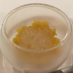 レストラン イブー - 【再訪・'16.4月末】デセール・パッションフルーツのグラニテ