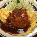 つるかめ食堂 - オムレツ定食 ¥800 のオムレツ