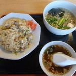 吉田屋食堂 - ４/26チャーハン７００円とミニ蕎麦２５０円