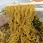 麺屋 彩未 - 【2016年06月】辛味噌らーめんの麺アップ。