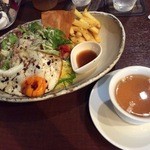 カレー＆パスタ マウルール - レディースセット　１１００円