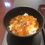 とんきち - つけ汁はご飯にかけていただきました(^^)