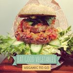 Veganic to go - 黒豆バーガー