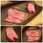 よろにく - ◆【焼物　特選部位】サーロイン　ザブトンのすき焼き