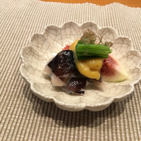 みむら - （2016年5月）鳥貝とイチジクの酢味噌和え