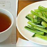 群愛飲茶 - 野菜炒めと中国茶