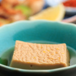 Handmade sesame tofu