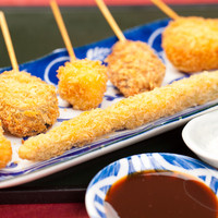串カツ盛合せ