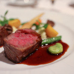 レストラン プランデルブ北鎌倉 - 肉料理：和牛ロース肉のポワレ ボルドレーズソース☆
