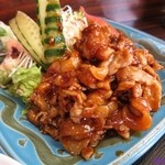 中華処タカノ - 肉のケチャップ焼き