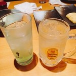 yakitorinakamura - ハイボール、青リンゴ酎ハイ