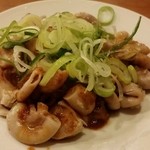 鳥勝 - コブクロ刺し：240円