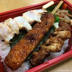 鳥仙 - やきとり弁当（550円）15.7月