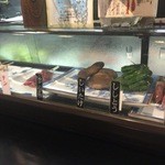 焼鳥ひょうたん - ネタケースの中には串ぁ並んでいます