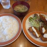 ポピー - 魚フライ定食 2016.4