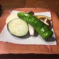 飛騨牛一頭家 馬喰一代 岐阜神田 - 焼野菜盛り