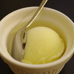 ∞ya-chi∞ - ランチのシャーベット