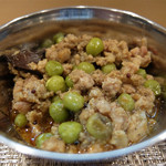 スパイス料理ナッラマナム - スパイス強めのチキンキーマ