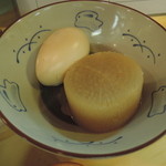 おでん酒場 安太郎 - たまご・大根