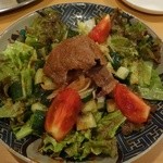 ひつじのステーキサラダ499円