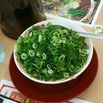 ラーメン横綱 - チャーシュー麺ネギトッピング