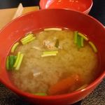 神楽坂くろす - 味噌汁_2016/05