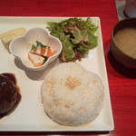 Hiroshima Sakedokoro Jouya - 煮込みハンバーグ750円（税込）